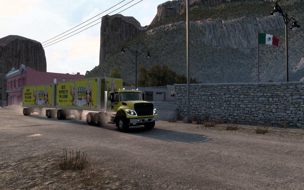 Ats Truck and 28FT trailer skin Members Works X SKIN 엑스스킨