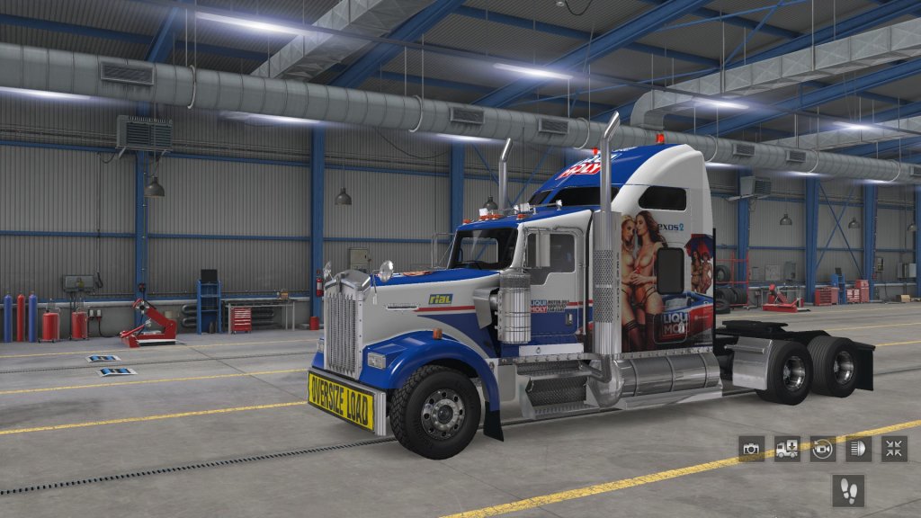 Kenworth w900 с прицепом