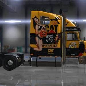 Freightliner Classic XL CAT Leeanna Vamp Skin