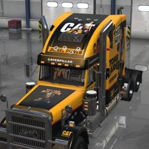 Freightliner Classic XL Joanie Brosas CAT skins