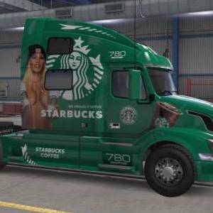 ATS Volvo VNL780 Starbucks Kindly Myers