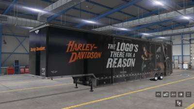 ATS Kentucky RD Moving Van Harley Davidson Skins